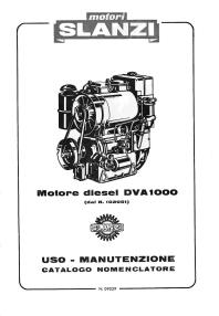 moteur Slanzi diesel 1000