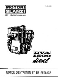 moteur Slanzi diesel 1500
